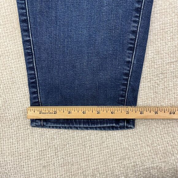 Torrid Pull On Jeans Women's Size 3X 3T Straight Blue Elastic Waist Drawstring - Picture 9 of 11
